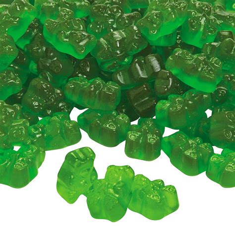 Albanese® Gourmet Gummy Teddy Bears (With images) | Green candy buffet ...