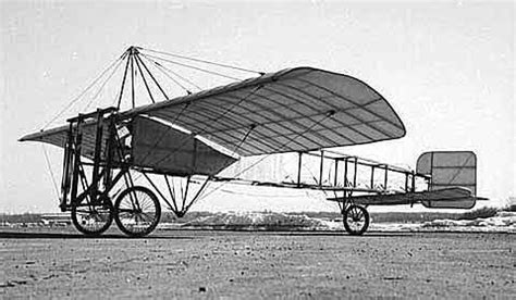 The plane Louis Bleriot used when he was the first first man to cross ...