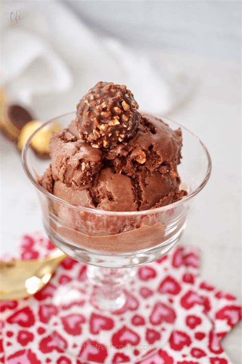 Ferrero Rocher Ice Cream (Copycat Recipe) • The Fresh Cooky