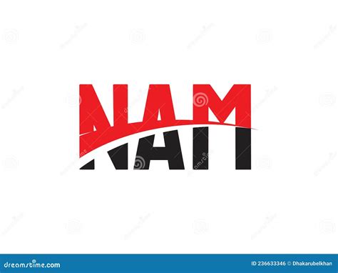 NAM Letter Initial Logo Design Vector Illustration Stock Vector - Illustration of vector, brand ...