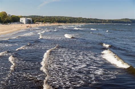 Baltic Sea and Beach in Poland Stock Photo - Image of nature, scenic ...