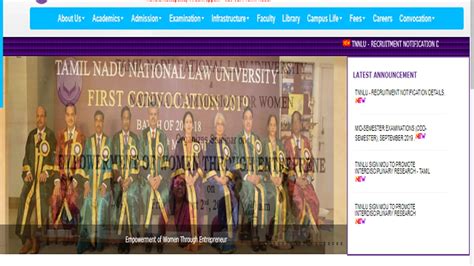 Tamil Nadu National Law University (TNNLU) Recruitment 2019 for Professor, Librarian and Other Posts