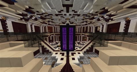 Nether Hub On Our Survival Server (1 Man Built This!) : Minecraft