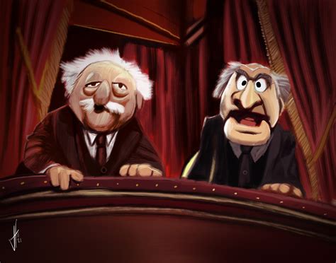 Statler And Waldorf Portrait Print The Muppets | ubicaciondepersonas ...