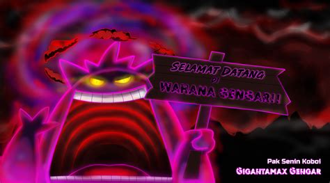 Gigantamax Gengar by Arelios on DeviantArt