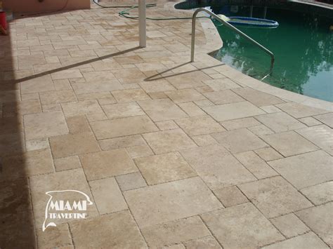 TRAVERTINE TILE FRENCH PATTERN IVORY | Miami Travertine