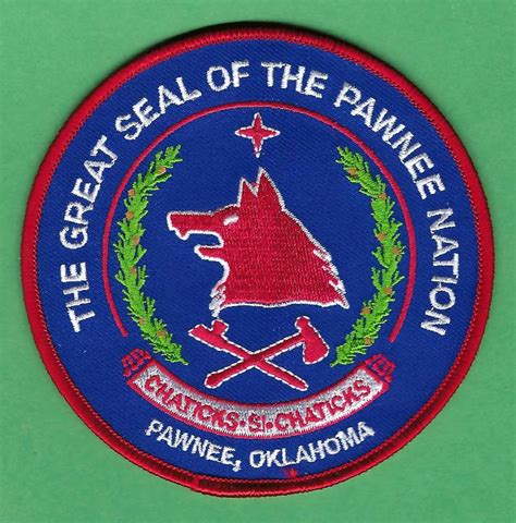 Pawnee Nation Oklahoma Tribal Seal Patch