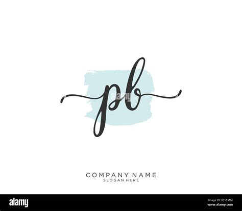 PB Initial handwriting logo vector Stock Vector Image & Art - Alamy