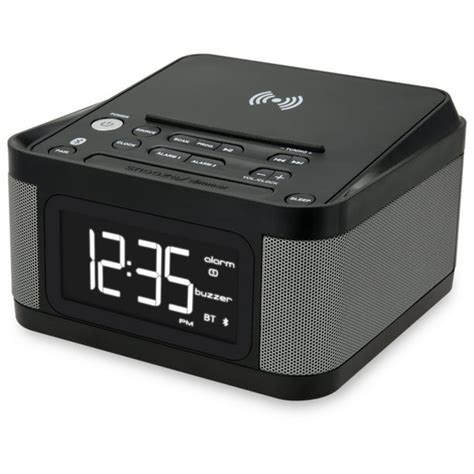 iLive Platinum Bluetooth Wireless Clock Radio with Charging Pad, ICQ988B - Walmart.com - Walmart.com