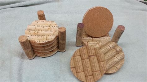 Wine Cork Coaster Sets | Wine cork crafts, Wine cork diy crafts, Cork ...