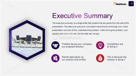 Business Case Studies Executive Summary Slide Design - SlideModel