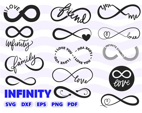 LOVE INFINITY SVG bundle Infinity Sign svg Infinity decal | Etsy | Tattoos with kids names ...