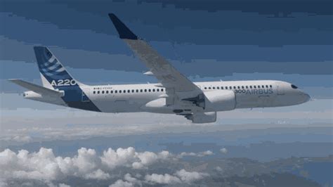 A220 Airplane Cruising GIF | GIFDB.com