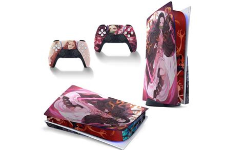 Amazon.com: Skins for PS5 Disk Edition Anime Console and Controller Vinyl Cover Skins Wraps for ...