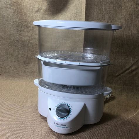 Black & Decker Double-Decker Flavor-Scenter Deluxe Food Steamer HS2776. Condition is Used by ...