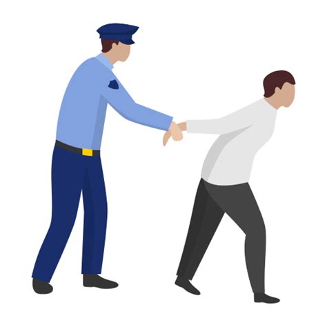 Arrested Generic Flat icon