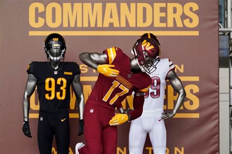 Washington Commanders merchandise: How to buy NFL jerseys, T-shirts ...