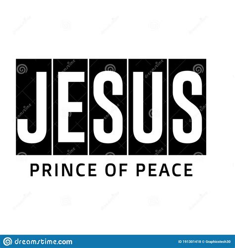 Jesus, Prince Of Peace Text Royalty-Free Stock Image | CartoonDealer.com #191301418