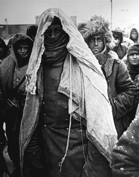 German prisoners at Stalingrad in February 1943, following the end of the battle. Today marks 75 ...