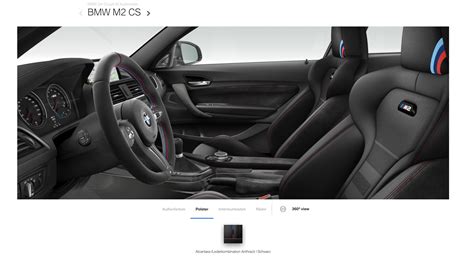 BMW M2 CS Online Configurator is now available on BMW websites