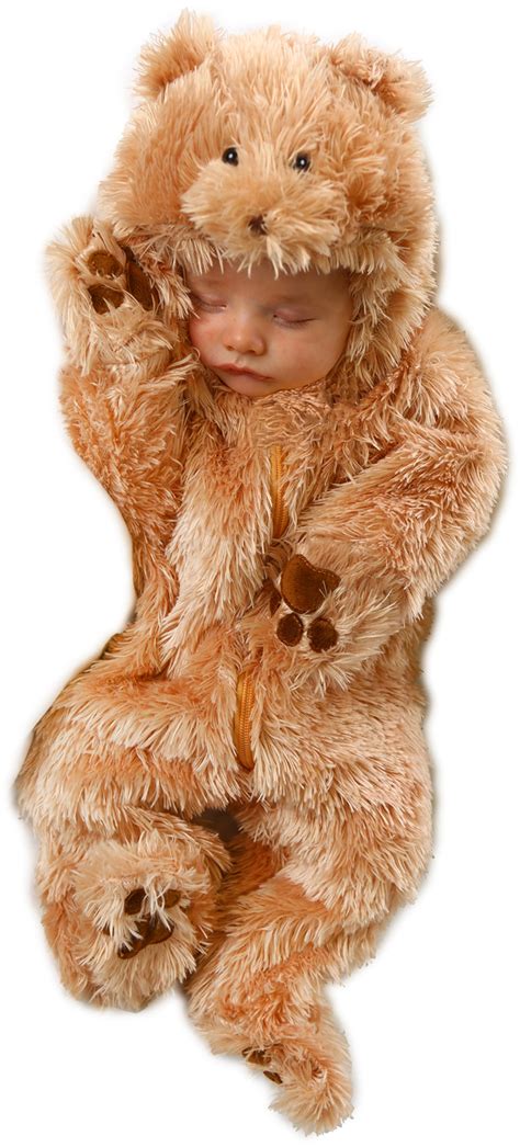 Snuggle Bear Infant Jumpsuit Costume - PartyBell.com