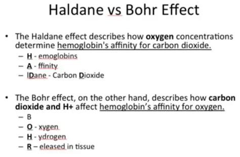 Haldane Effect - Definition, (Vs Bohr effect) and Mnemonic - Laboratoryinfo.com