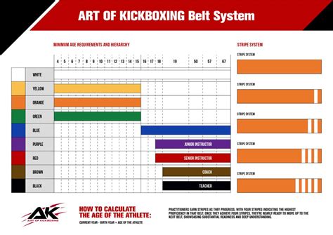 Kickboxing Belt System - Art of Kickboxing