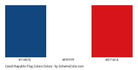 Czech Republic Flag Colors » Country Flags » SchemeColor.com