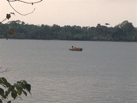 Calabar River in Nigeria, This is a shot from the Marina Club, on a ...