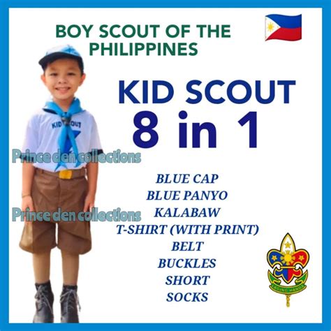 TPC (8 IN 1) BOY SCOUT||KAB SCOUT||KID SCOUT||UNIFORM | Lazada PH