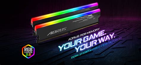 GIGABYTE AORUS RGB Memory DDR4 16GB 3733MHz - Aliteq