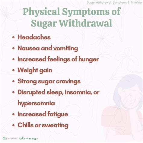 Symptoms of Sugar Withdrawal