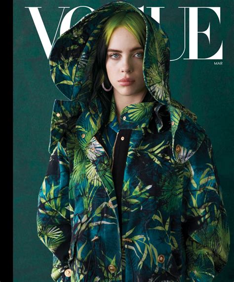 Vogue Billie Eilish / Billie Eilish - Vogue Magazine, March 2020 Issue ...