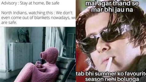 Cold, foggy Delhi weather sparks hilarious Twitter memes you would not want to miss - Check them ...