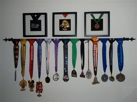 124 best images about Displaying medals/trophies on Pinterest | Trophy display, Curtain rods and ...