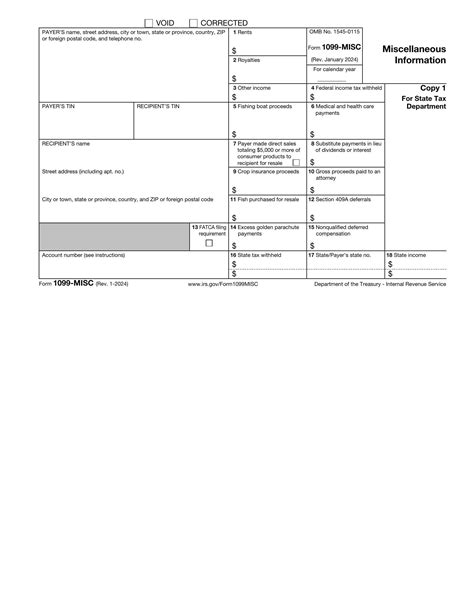 1099 Form - Income Statements Fillable Form - Soda PDF