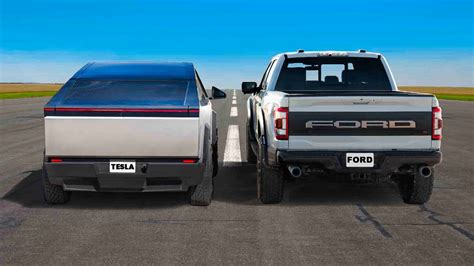 Tesla Cybertruck vs F-150 Raptor R: ARRANCONES - YouTube