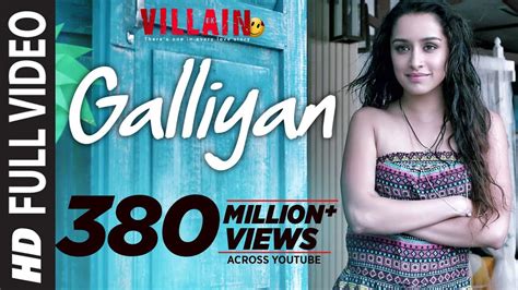 Full Video: Galliyan Song | Ek Villain | Ankit Tiwari | Sidharth Malhotra | Shraddha Kapoor ...