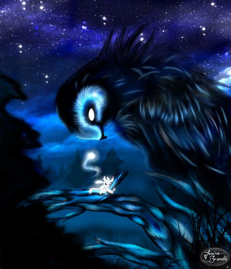 Fan art of Ori and Kuro by Nine-NeckFur on @DeviantArt | Ori and the Blind Forest | Pinterest ...