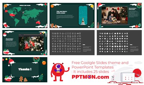 Christmas Card Free Google Slide Themes PowerPoint Templates