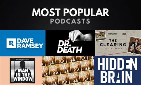 The 20 Most Popular Podcasts to Listen to Right Now