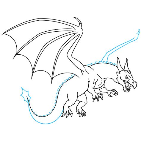 How to Draw a Realistic Dragon - Really Easy Drawing Tutorial
