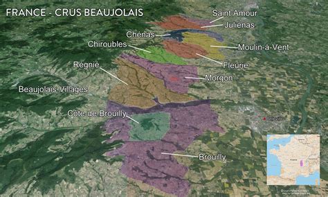 Map France Wine Regions — Tenzing