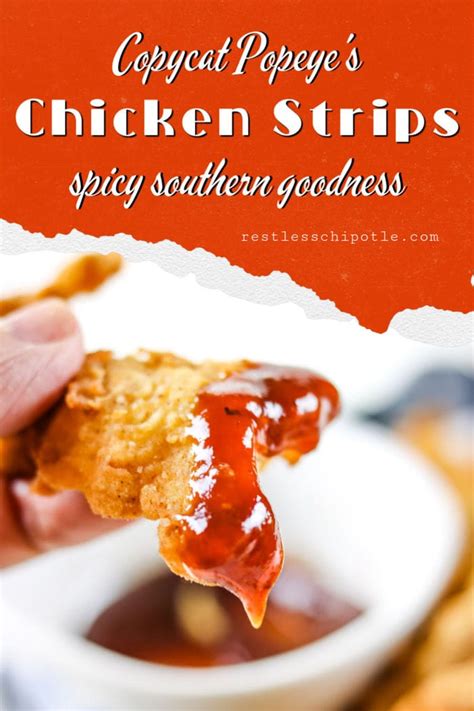 Copycat Popeye's Chicken Strips | Restless Chipotle