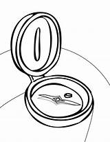Coloring Compass  ClipArt Best sketch template