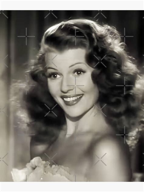 "Rita Hayworth" Poster for Sale by CulturePopPop | Redbubble