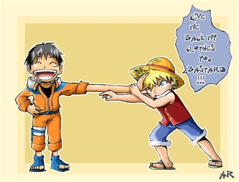 Naruto One Piece crossover One Piece Crossover, Anime Crossover, Naruto ...