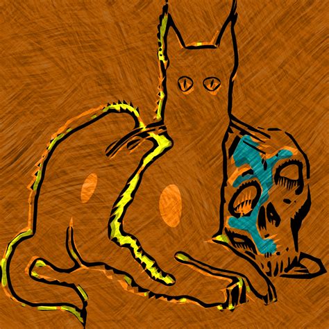 Black Cat Art Free Stock Photo - Public Domain Pictures