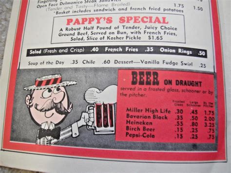 1970s PAPPY'S PIZZA MENU- Newark, Delaware | #1892252521