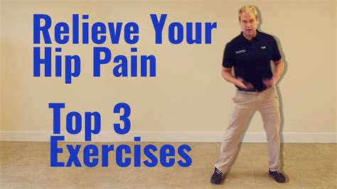 Top 3 Exercises to Relieve Hip Pain - YouTube